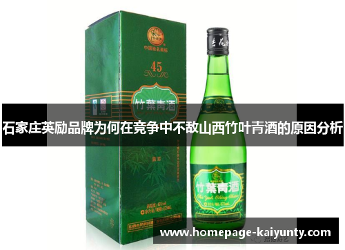 石家庄英励品牌为何在竞争中不敌山西竹叶青酒的原因分析