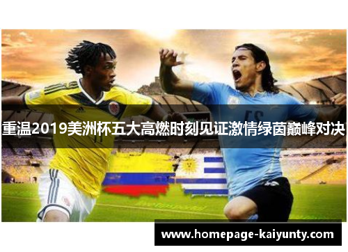 重温2019美洲杯五大高燃时刻见证激情绿茵巅峰对决