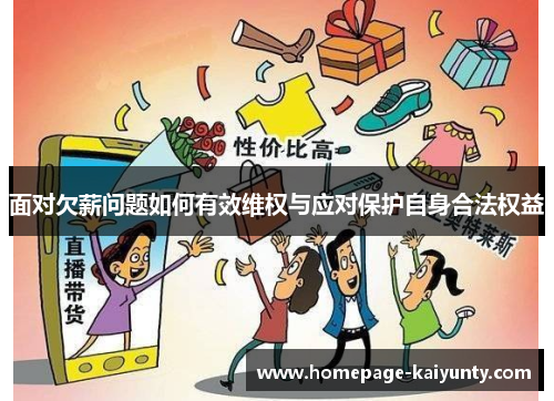 面对欠薪问题如何有效维权与应对保护自身合法权益